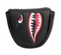 SHABIER Funda para cabeza de golf Flying Tiger Warshark para palo de golf (negro, cubierta de mazo)