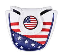 SHABIER Funda para mazo de golf, cubierta de cuero sintético, protector de palo de golf, cierre magnético para Callaway, Taylormade, Cobra (b)