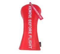 SHABIER Funda roja para cabeza de golf con diseño de quitar antes de vuelo para palo de conductor