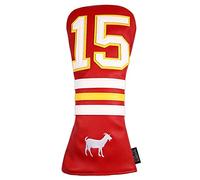 SHABIER Funda roja para cabeza de golf con diseño n.º 15 para palo de conductor