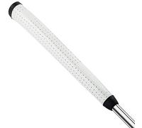 SHABIER Peso ligero y transpirable de cuero Golf Putter Grip Puro Hecho a mano Suave Cuero Golf Grips (Blanco)
