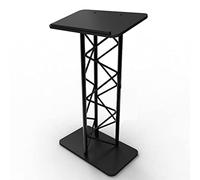SHABOZ Podium Podio Acrílico Atril Pulpit Floor s para Iglesias Church Podium, Podium Stand Portable, Classic Presentation Podium Stand para Restaurantes, Bodas, Oficinas y Aulas (Color : Black)