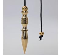 SHABRIM Péndulo hecho a mano de latón con forma de camino a la calma y la relajación, latón pulido