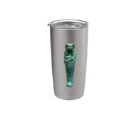 Shabti de Seniu Arte Egipcio Ushabti Vaso térmico de acero inoxidable de doble pared