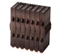 Shachihata GRJ-5ACE - Sello de goma, números conectados, sello, calendario perpetuo, inglés