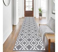 SHACOS Alfombra de Pasillo Larga Antideslizante 66x300cm Alfombra Suelo Cocina Absorbente Lavable Alfombra Corredor Pasillo Alfombra Hall Entrada Largo para Pasillo, Cocina, Lavandería