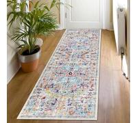 SHACOS Alfombra Larga para Pasillo 60x180cm Alfombra Cocina Lavable Antideslizante Gris Alfombra Larga Habitación Pelo Corto Alfombra Corredor Pasillo para Entrada Cocina Lavanderia