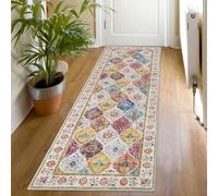 SHACOS Alfombra Pasillo Antideslizante 60x180cm Alfombra Cocina Larga Absorbente Lavable Alfombra para Puerta Atrapa Suciedad para Pasillo, Cocina, Salon, Dormitorio