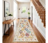SHACOS Alfombra Pasillo Larga 60x305cm Alfombra Corredor Antideslizante Boho Alfombras de Área Lavable para Baño, Cocina, Salon, Dormitorio, Entrada
