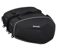 Shad Alforjas laterales E48 VOLUMEN: 46-58 L, NEGRO