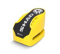 Shad Antirrobo disco SC61A amarillo con alarma integrada 120dB