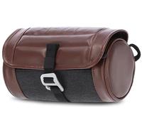 SHAD Bikes - Bolsa Bicicleta Manillar Genuine Bar Bag 3L | Bolsa Manillar Bicicleta Retro Convertible en Bandolera | Impermeable | Ideal para bikepacking Urbano | Bolsa Bici Elegante y práctica