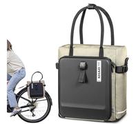 SHAD Bikes - Bolso para portátil Mujer Impermeable 16L - Alforja Bicicleta Urbana sostenible - Bolso Trabajo Mujer Convertible en Bandolera - Tote Bag Universidad con Anclaje KlickFix