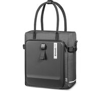 SHAD Bikes - Bolso para portátil Mujer Impermeable 16L - Alforja Bicicleta Urbana sostenible - Bolso Trabajo Mujer Convertible en Bandolera - Tote Bag Universidad con Anclaje KlickFix