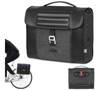 SHAD Bikes - Genuine Office Bag 16L | Alforjas Bicicleta Estilo Retro | maletin portatil 17 Pulgadas Elegante con Diseño Funcional | Laptop Bag Piel Bicicleta Cuero Artificial Impermeable | Carga 8kg