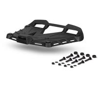 Base de aluminio negro para baules SHAD Terra Black (incluye tornillos)