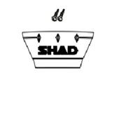 SHAD Catadrioptico Blanco Moto SH44 Blanco D1B441CAR