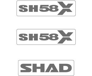 SHAD CJTO ADHESIVOS SH58X, tamaño 10 cm