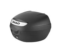 SHAD D0B26100 SH-26 Baul para motocycletas, Negro