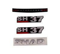 Shad D1B371ETR Adhesivos Baúl Sh37, Blanco