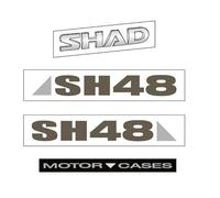 Shad D1B481ETR Adhesivos Baúl Sh48, Blanco