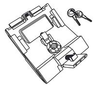 Shad D1B481MAR Recambio Sistema de Cierre de Baúl Sh48, Gris