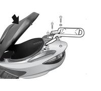 Shad Fijacion Top Master Suzuki Burgman 125/200 07/18 Negro