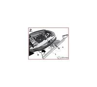 Shad K0ER62ST Soporte de Baúl para Kawasaki Er6 N-F, Negro