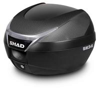 Shad Maleta trasera SH34 Carbon Look 34L negro