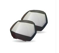 SHAD MALETAS LAT. SH35 ALUMINIUM Conjunto de fundas laterales, negro-plata