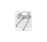 Shad S0GS51ST Soporte de Baúl para Suzuki Gs500 F, Negro