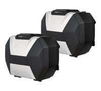 SHAD SH38X Juego de maletas laterales, negro-plata