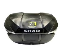 Shad Motocicleta Top Case SH58X Ajustable 46 Hasta 58L Carbon Look Con
