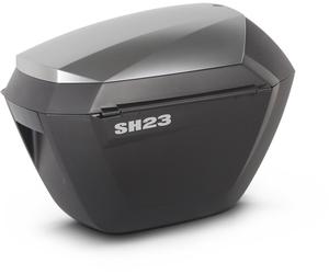 SHAD SH23 Alu Look Casos secundarios, negro/aluminio