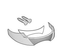 SHAD SH33 White Reflector