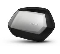 SHAD SH35 Conjunto de fundas laterales, negro/aluminio