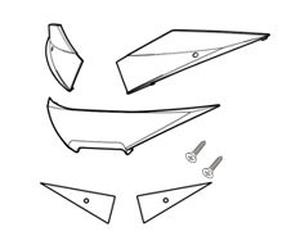 SHAD SH39 White Reflectores