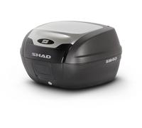 SHAD SH40 Alu Look Topcase, negro/aluminio