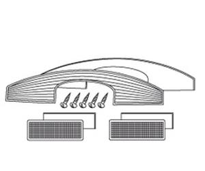 SHAD SH45 White Reflector