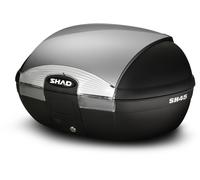 SHAD *TAPA COLOR SH45 PLATA SHAD Topcase Cover Plata, negro