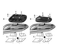 SHAD TOP MASTER BMW R1200 RT Conexión en mayúsculas, negro