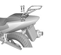 SHAD TOP MASTER HONDA CBR 600 Conexión en mayúsculas, negro