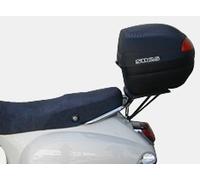 SHAD TOP MASTER PIAGGIO LX50/125 Conexión en mayúsculas, negro, tamaño 25 cm