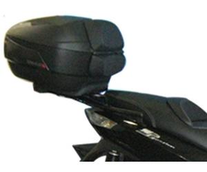 SHAD TOP MASTER PIAGGIO MP3 YOURBAN Conexión en mayúsculas, negro