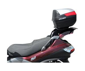 Shad V0MP10ST Soporte de Baúl para Piaggio Mp3 RL, Negro