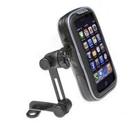 SHAD X0SG50H GPS 3,5" Handlebar Bolsa Blanda para Motocicleta, Color Negro