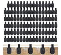 Shade Net Fixing Clips - 100PCS Heavy Duty Locking Clamps, Reusable Windproof Grippers | Greenhouse, Bird Net, Garden Mesh Fasteners For Patio, Backyard, Outdoor Shade Setup