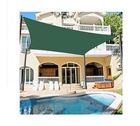 Shade Sails, Sun Shade Sail Rectangle 7'X13' 10'X16' UV Block Canopy Sunscreen Awning with Rope for Patio Backyard Lawn Garden Outdoor Activities, Dark Green