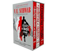 Shades of Magic Trilogy Series 3 Books Collection Box Set by V. E. Schwab (Darker Shade of Magic, Gathering of Shadows & Conjuring of Light )