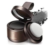 Shading Powder Volume Up Hair Styling Powder Magical Fluffy Thin Hair Powder Hair Line Shadow Makeup Hair Concealer Root Cover Up Instant Gray Coverage (Black)